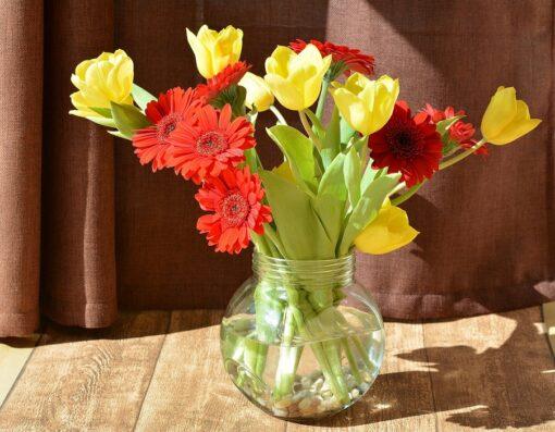 stockvault red and yellow flowers195290