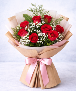 Red Rose valentine's day flowers bouquet