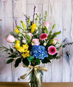 red hydrangea flower