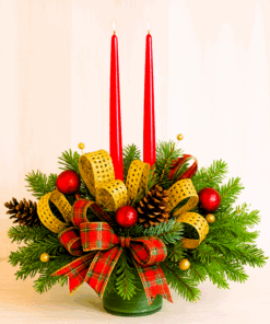 Red Christmas Flower Arrangements