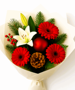 Red Christmas Flower