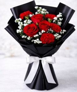 Kisses for you valentine's day flowers bouquet