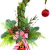 Red pot Grinch Christmas Tree