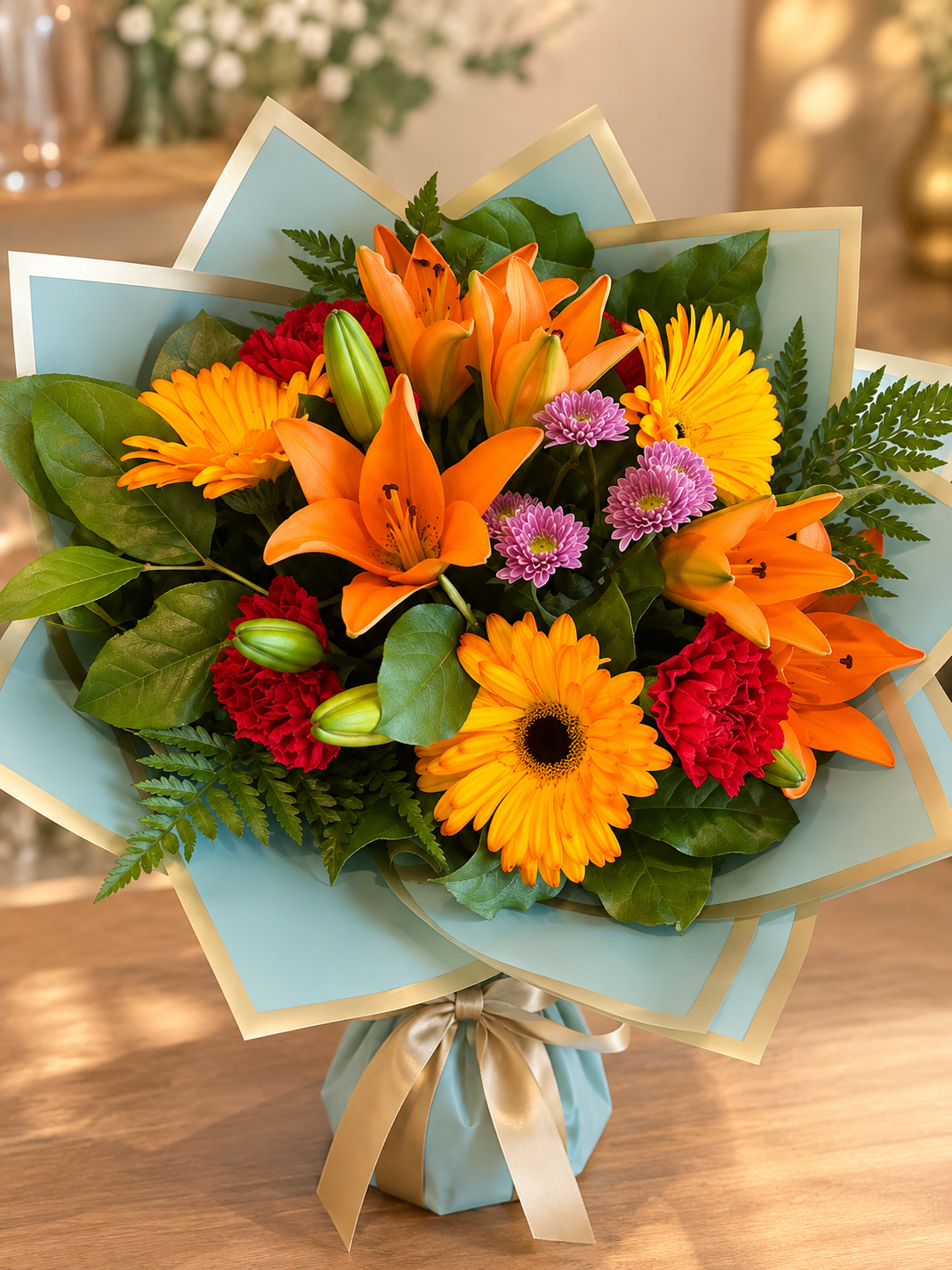 Vibrant Lily and Gerbera Bouquet 1.png